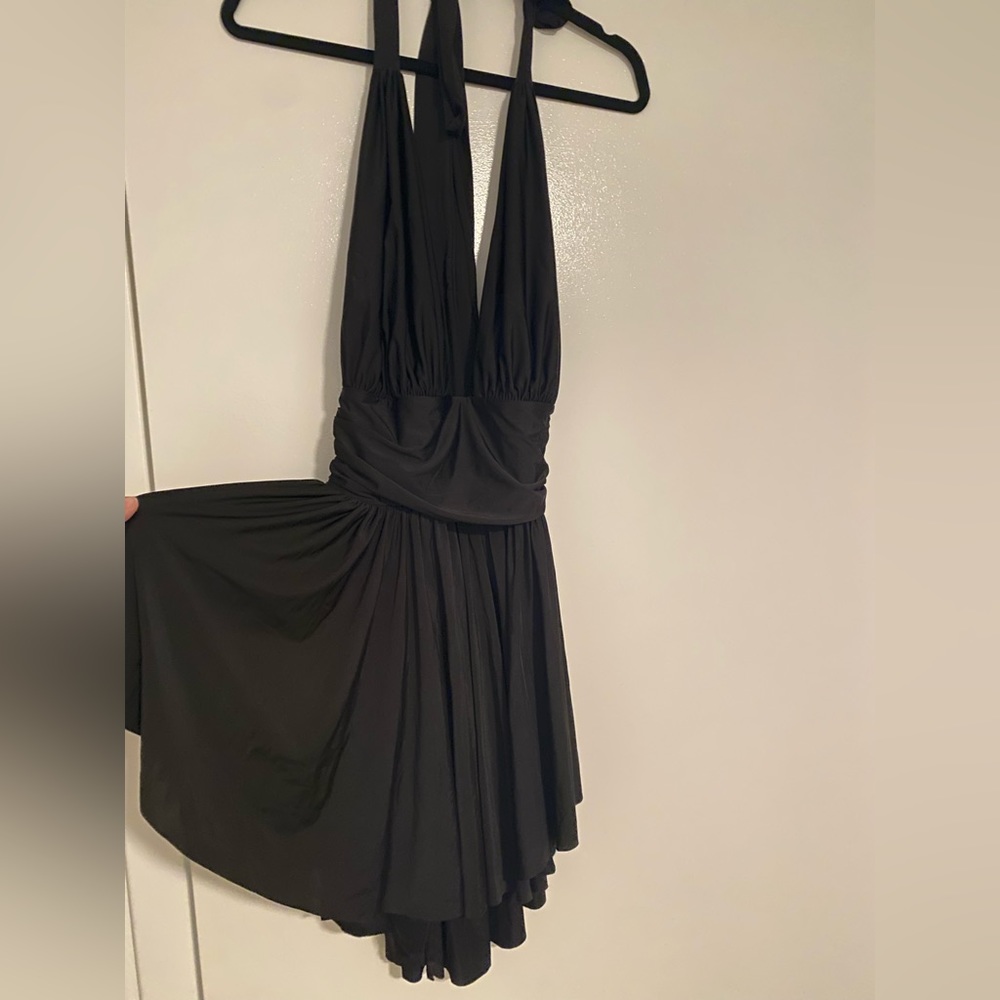 Flowy halter dress